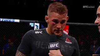 Fight Night Norfolk Dustin Poirier Octagon Interview [upl. by Adilem890]