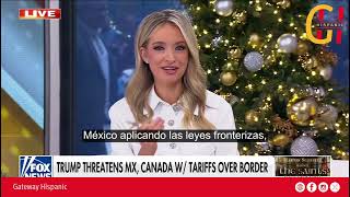 President Trump threatened tariffs against Mexico Canada and China [upl. by Gemini]