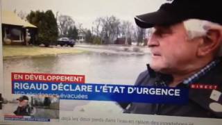 Inondation état durgence déclaré à Rigaud 21 Avril 2017 [upl. by Hernandez]