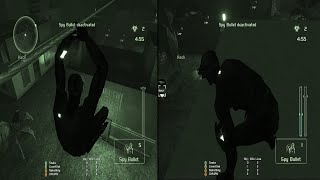 Splinter Cell Chaos Theory Spies Vs Mercs  Duo Screen With Covert  Snake Ghost Town [upl. by Georgy]