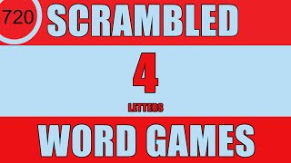 Scrambled Word Games  Can you guess all scrambled words Jumbled Words Guess the Word Games [upl. by Peednama]