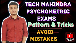 Tech Mahindra Psychometric Test  Avoid Elimination  Tricks to clear [upl. by Noemis]