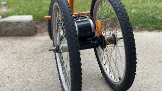 How to make a 3 wheel electric Bicycle at home [upl. by Ardnajela]