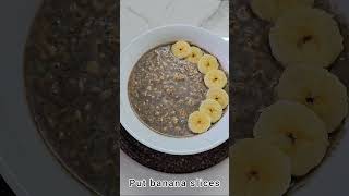 Overnight oatsnocook breakfastviralvideotrendingproteinquickviralfruitsoatshealthy [upl. by Denten]