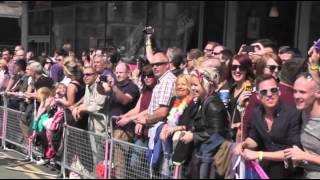 Margarita Pracatan in Manchester England Gay Parade 2013 [upl. by Hadleigh]