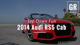 2014 Audi RS5 Cabriolet Review  Gadget Review [upl. by Pihc]