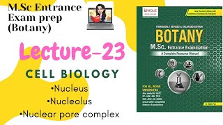 Nucleus  Nucleolus  Nucleoplasm  Nuclear pore Complex Cell bio  Cytology MSc BSc Lec23 [upl. by Meryl]