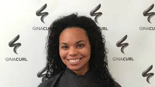 Curly Perm GinaCurl Hair’s Talent  Gina Rivera [upl. by Ahders]