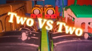 Two VS Two  Tomy Slender Engine Games Ep 16 [upl. by Saxon]