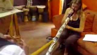 Didgeridoo Irish Whistle and Djembe Jam [upl. by Yema250]