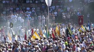 Bonifatiusfest Fulda 2019  Einzug auf dem Domplatz [upl. by Birdella]