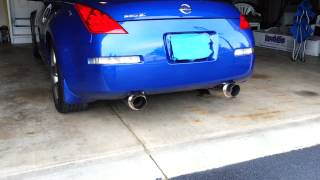 2006 350Z Invidia N1 catback exhaust [upl. by Esylla]