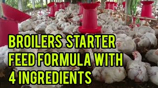 Best Broiler Starter Feed Formula For Maximum Growth Enhancer [upl. by Bernj42]