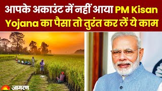 PM Kisan Yojana 14th Installment आपके अकाउंट में नहीं आया पीएम किसान का पैसा तो तुरंत कर लें ये काम [upl. by Anwahsar]