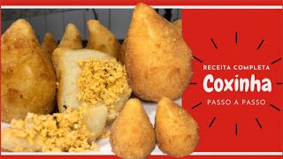 COXINHA DE FRANGO COM MASSA DE BATATA  DO BÁSICO AO AVANÇADO 🍗🍴 [upl. by Eniawd553]