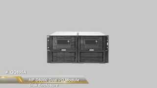 QQ695A HP D6000 Dual IO Module Disk Enclosure [upl. by Siol]