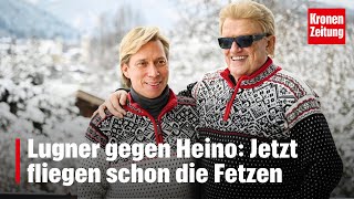 Lugner gegen Heino Jetzt fliegen schon die Fetzen  kronetv NEWS [upl. by Faxan]