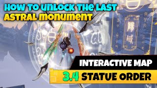 34 Statue Order amp How To Unlock Monument  Tower of Fantasy [upl. by Brandt]