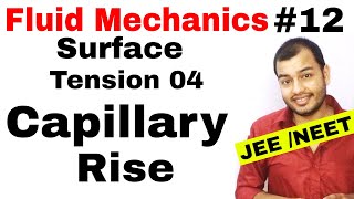 Fluid 12  Surface Tension 04  Capillary Action and Capillary Rise IIT JEE MAINS  NEET [upl. by Noellyn]