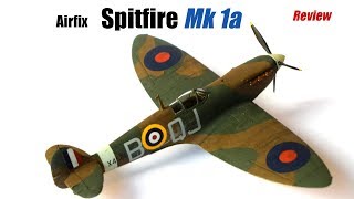 Airfix Supermarine Spitfire Mk1a Quick Review  Model Plane [upl. by Nosredneh]