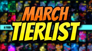 YBA NEW OFFICIAL YBA MARCH SKIN TRADING TIER LIST MARCH 1ST [upl. by Asquith]