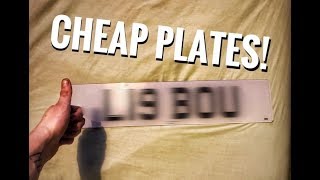 Where To Get Cheap Private Number Plates [upl. by Mali728]