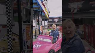 Baby and Mummy on Car Ride at Hunstanton 👶🏼❤️🚘 babyshorts fairground ride [upl. by Frager]