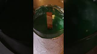 Making a Christmas Tree Candle 🎄✨ candlemaking christmas satisfying asmr christmasdecor [upl. by Lipman]