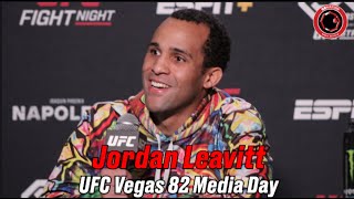 Jordan Leavitt is NOT happy he is an underdog going into his fight with Chase Hooper  UFC Vegas 82 [upl. by Vierno]