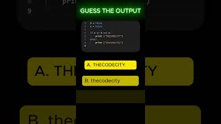 Guess the Output 🧠 Can You Solve This Python Challengepythonprogramming [upl. by Ielirol]