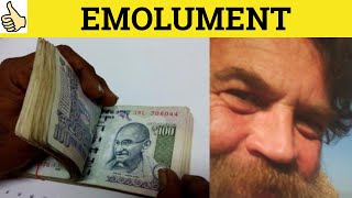 🔵 Emolument Meaning  Emoluments Examples  Emolument Definition  Formal English  Emoluments [upl. by Ade]