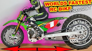 Project Worlds Fastest RC Motorbike [upl. by Nodlehs]