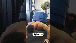 Weighted Push Up CHALLENGE  How Many Plates Can You Do [upl. by Arbmahs]