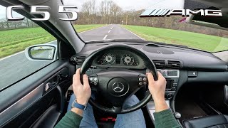 2004 Mercedes C Class W203 C55 AMG Performance Package POV Test Drive [upl. by Aidnahs]