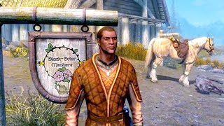 Nazeem likes alcohol Dampened Spirits mission Skyrim Special Edition [upl. by Matland654]