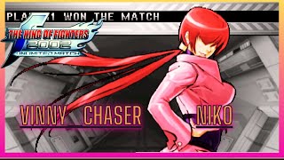 The King of Fighters 2002 Unlimited Match  ▶ VinnyChaser VS Niko  🕹🎮Casual Match🎮🕹 [upl. by Kerrill659]