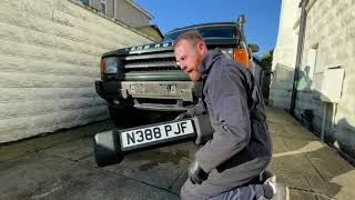 How to trim a discovery 1 front bumper [upl. by Blakely]