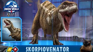 SKORPIOVENATOR Unlocked New Rare  Jurassic World Alive [upl. by Ileek]