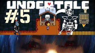 Lets Play UNDERTALE Part 5 FIGHTING UNDYNE AND A KILLER ROBOT [upl. by Redvers]