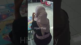 Bermain Rambut Pegawai Sales Setelah Lebaran  Hair Play Hijab Long Hair [upl. by Azar]