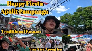 HAPPY FIESTA APONG IRU  APALIT PAMP  TRADITIONAL BASAAN [upl. by Gearalt]