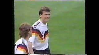 1991 Pays de Galles  Allemagne 10 Éliminatoires du championnat dEurope des nations 1992 Allemands [upl. by Meyers]