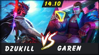 Dzukill  Yone vs Garen TOP Patch 1410  Yone Gameplay [upl. by Reidid981]