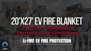 20x27 LiFire EV Fire Blanket  EV Fire Blankets Collection [upl. by Audwin655]