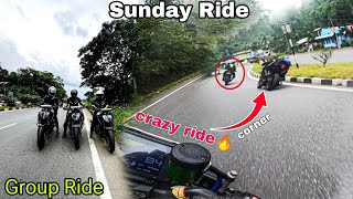 Sunday Funday Ride shillong road but crash Duke 390  Bikers vlogs09 [upl. by Ninazan427]