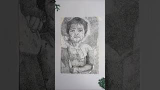 Stipple art youtubeshorts art viralvideo shorts [upl. by Nnylimaj584]