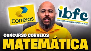 🏆TOP 5 ASSUNTOS MAIS COBRADOS DE MATEMÁTICA IBFC CONCURSO CORREIOS 2024 [upl. by Niotna]