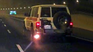 Exhaust Backfire Flames Nissan Patrol TB48 Swap [upl. by Eeznyl]