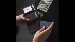 VC302AVULKIT Alcantara Trifold Wallet [upl. by Lsiel879]