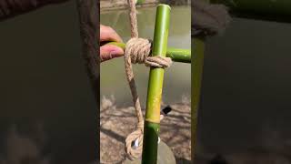 Simple Rope Tension System knottying knot [upl. by Ayouqat]